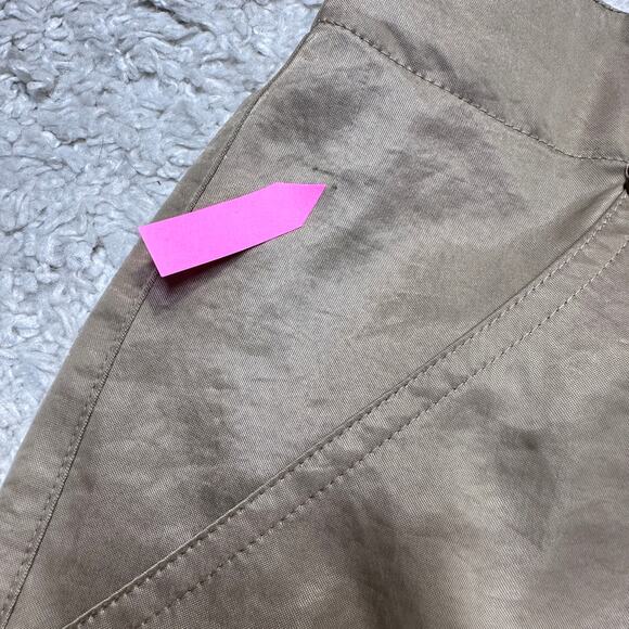 Liz Claiborne Michaela Wide Leg Satin Cargo Pant Statement Piece Career Sz: 14 - Picture 9 of 11